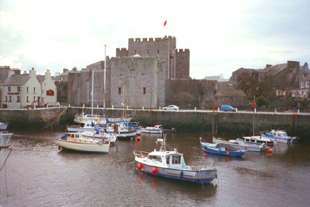 Castletown - Castle Rushen and harbour